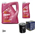 SCT Germany Ölfilter 6 L MANNOL Energy Combi LL 5W-30 für Mitsubishi Lancia
