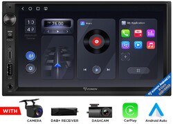 DAB+ DSP Android 13 Autoradio 7 Zoll 6+64 2 DIN CarPlay Android Auto GPS Navi 4G
