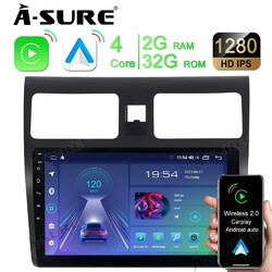 10.1"2GB+32GB Android 14 Autoradio GPS Navi Für SUZUKI SWIFT III EZ MZ 2004-2009