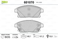 VALEO Bremsbelagsatz Scheibenbremse 601070 für P12 GTC OPEL CADILLAC CHEVROLET 3