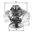 Gates Thermostat, Kühlmittel für FORD LDV MAZDA VW