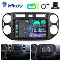 9" DAB+ CarPlay Android Autoradio Für VW Tiguan 5N 2011-2015 GPS Navi BT FM RDS