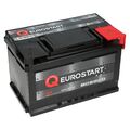 Autobatterie 12V 74Ah 640A/EN Eurostart SMF Batterie ersetzt 66 70 72 75 77 80Ah