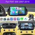 2+64G Carplay Android 14 Für Fiat 500 07-2015 Autoradio GPS Navi WIFI BT FM CAM+