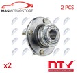 RADLAGERSATZ RADLAGER SATZ HINTEN NTY KLT-MS-046 2PCS V NEU OE QUALITÄT