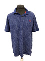 U.S. Polo Assn. Herren Poloshirt Gr. 3XL Blau Muster Casual Polo 1A408