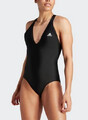ADIDAS Damen Badeanzug 3S SWIMSUIT Schwimmen Stretch Black Sport Einteiler MKX82