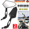 2x Spiegel Set Paar Spiegelset für Roller Motorrad Quad universal M8 M10 Gewinde