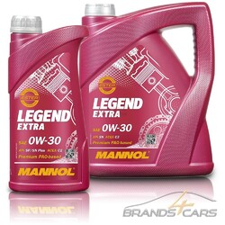 MANNOL 6 L LITER Legend Extra 0W-30 MOTOR-ÖL MOTOREN-ÖL 51140624Erstausrüster-Qualität | Schneller Versand ab Lager