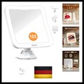 Kosmetikspiegel mit Licht, 10-Fach Vergrößerung, LED Beleuchtet Vergrößerungs...