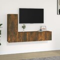 4-tlg. TV Schrank Set Wohnwand Schrankwand Hängeschrank mehrere Auswhal vidaXL