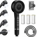 Duschkopf Hochdruck Handbrause Duschbrause Wassersparend Sparduschkopf 4Modi