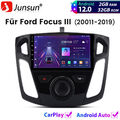 2+32GB Android12 Carplay Autoradio GPS NAVI BT WIFI Für Ford Focus III 2011-2019