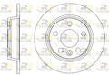 2x Bremsscheibe ROADHOUSE 6453.00 für 7M9 SHARAN VW 7M6 7M8 268mm 20V TDI 16V 1