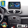 DAB+ 8Core 4+64GB Android 15 CarPlay Autoradio Navi GPS Wifi Für Renault Clio 3