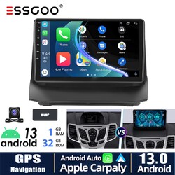 Für Ford Fiesta VI 2009-2014 Autoradio GPS Navi Wifi Android 14 Carplay DAB+ 32G