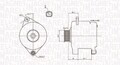 MAGNETI MARELLI Lichtmaschine Generator Lima 063731444010 für RENAULT KANGOO KC0