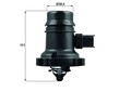 MAHLE Thermostat Kühlmittel TM 37 103 für OPEL MERIVA CORSA ADAM ASTRA PEUGEOT 2