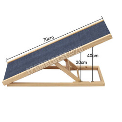 Hunderampe Kofferraumrampe klappbar Hundeautorampe Rampe Treppe Haustier Holz