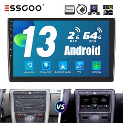Android 13 Auto 2+64G Carplay Autoradio GPS Cam Für Audi A4 8E 8H B6 B7 2000-08