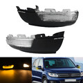2x Klar LED Spiegelblinker Außenspiegel Blinker für VW Sharan 7N ab 06/2010 -