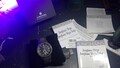 Funkuhr Junghans Titan Spektral Mega Solar 034/2300.44  Akku neu, langes Band
