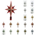 Christbaumspitze Stern 25cm Kunststoff Weihnachtsbaumspitze Tannenbaumspitze uni
