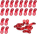Zeltleinenspanner 30 Stück Seilspanner Schnurspanner Aluminiumlegierung Guyline 