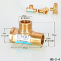 1/2 Zoll Gewindefittings aus Messing Schraubfitting Fittinge Fittings IG und AG