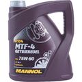 4L MANNOL 75W-80 MTF-4 GETRIEBEÖL SCHALTGETRIEBEÖL API GL-4 75W80 ÖL 236.14