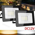 10W/20W/50W LED Fluter mit Fernbedienung Außen Garten Strahler Scheinwerfer 12V