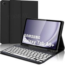 Für Samsung Galaxy Tab S9 FE S8 S7 11 QWERTZ Bluetooth Tastatur Maus Schutzhülle