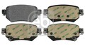FEBI BILSTEIN Bremsbelagsatz, Scheibenbremse 170664 für MAZDA