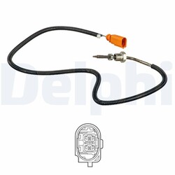 DELPHI Sensor Abgastemperatur TS30106 nach Rußpartikelfilter für AUDI A4 B7 8EC