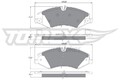 TOMEX Brakes Bremsbelagsatz, Scheibenbremse TX 17-73 für LAND ROVER