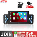ATOTO F7WE 5" Autoradio Bluetooth 1 Din Wireless CarPlay & Android Auto + Camera