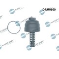 ORIGINAL® Dr.Motor Automotive Deckel, Ölfiltergehäuse für VW TOUAREG Audi A4