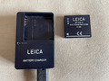 Leica Ladegerät / Charger BC-DC6-E + Netzkabel + Batterie BP-DC6-E für C-Lux etc