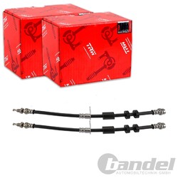 2X TRW BREMSSCHLÄUCHE VORNE BEIDSEITIG PASSEND FÜR FORD C-MAX FOCUS GRAND