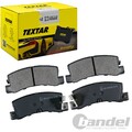 TEXTAR BREMSBELÄGE SATZ HINTERACHSE passend für LEXUS ES RX TOYOTA AVENSIS