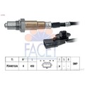 Lambdasonde Facet 10.8169 Made In Italy - Oe Equivalent für Lada Renault Dacia