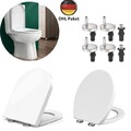 WC Sitz Toiletten Deckel Absenkautomatik Klodeckel Klobrille Close D-Form/O-Form