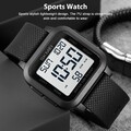 Herren Sport Uhren Militär Outdoor LED Kalender Armbanduhr Digital Wasserdicht X