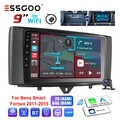 Android 13 64G CarPlay Autoradio GPS Nav RDS Cam Für Smart Fortwo 451 2011-2015
