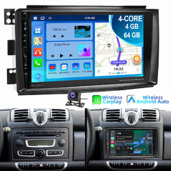 Für Smart Fortwo 451 2005-2010 Carplay Android 13.0 Autoradio BT GPS Navi 4+64GB