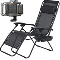 Liegestuhl klappbar Hochlehner Klappsessel Relax Gartenstuhl Sonnenliege Camping