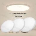 LED Deckenleuchte Ultraflach Panel Deckenlampe Wohnzimmer Schlafzimmer 12W-60W