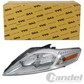 TYC HAUPTSCHEINWERFER H7/H1 LINKS passend für FORD MONDEO IV TURNIER 1.6 - 2.5