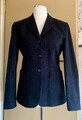 TAIFUN schöner schwarzer Damen Bouclé Blazer Gr. 36 70% Merinowolle tailliert