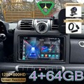 DAB+Android 15 Autoradio 4+64G Carplay Mit Kam für Smart Fortwo 451 2005-2011